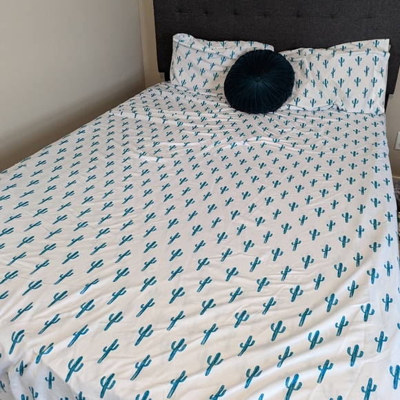 Xhilaration Bedding Target Cactus Sheet Set Queen Size Poshmark